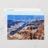 Grand Canyon Nationalpark Retro Design Postkarte (Vorne/Hinten)