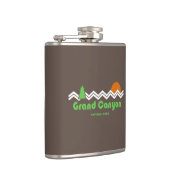 Grand Canyon Nationalpark Retro Flachmann (Rechts)