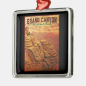 Grand Canyon Nationalpark Silbernes Ornament (Links)