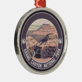 Grand Canyon Nationalpark Souvenir Silbernes Ornament (Rechts)