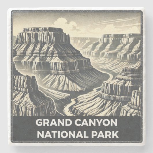 Grand Canyon Nationalpark Steinuntersetzer (Vorderseite)