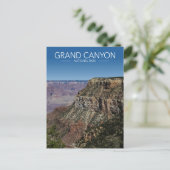 Grand Canyon Nationalpark Stilisierte Reisen Postkarte (Stehend Vorderseite)