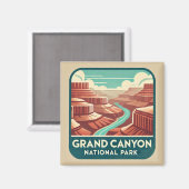 Grand Canyon Nationalpark Untersetzer Magnet (Vorderseite/Rückseite)
