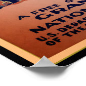 Grand Canyon Nationalpark Vintag Poster (Ecke)