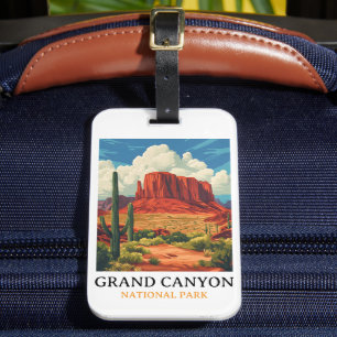 Grand Canyon Nationalpark Vintage Gepäckanhänger