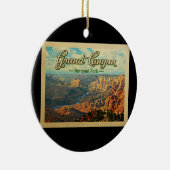 Grand Canyon Nationalpark Vintage Keramik Ornament (Rechts)