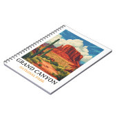 Grand Canyon Nationalpark Vintage Notizblock (Linke Seite)