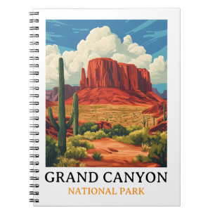 Grand Canyon Nationalpark Vintage Notizblock