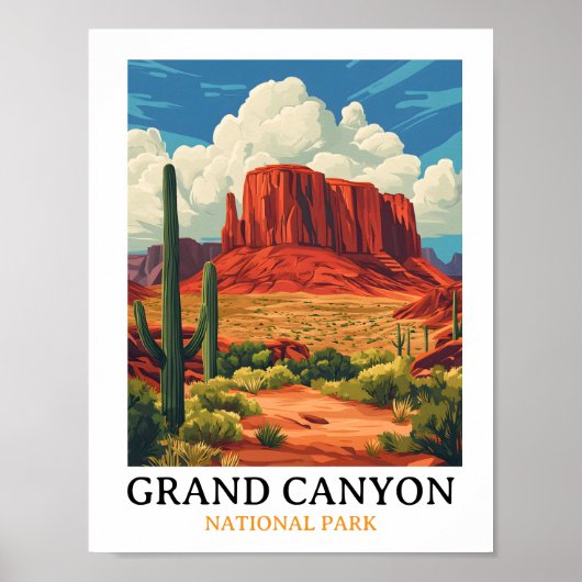Grand Canyon Nationalpark Vintage Poster (Vorne)