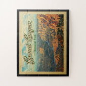 Grand Canyon Nationalpark Vintage Puzzle (Vertikal)