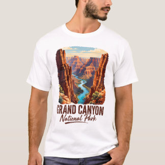 Grand Canyon Nationalpark Wandern Souvenir Abenteu T-Shirt