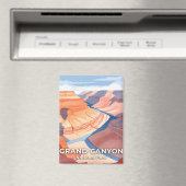Grand Canyon Nationalpark Watercolor Reisen Magnet (In Situ (Geschirrspüler))