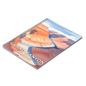 Grand Canyon Nationalpark Watercolor Reisen Notizblock (Linke Seite)