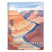 Grand Canyon Nationalpark Watercolor Reisen Notizblock (Vorderseite)