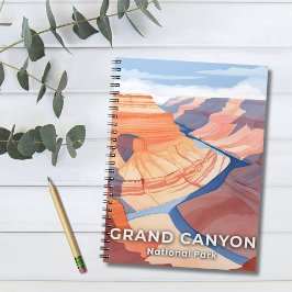 Grand Canyon Nationalpark Watercolor Reisen Notizblock