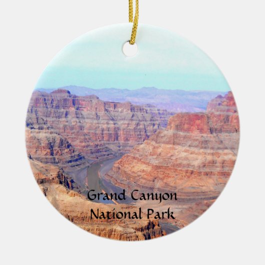 Grand Canyon Nationalpark West Rim Landschaft Keramik Ornament (Vorne)