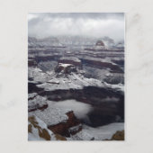 Grand Canyon Nationalpark Winter Postcard Postkarte (Vorderseite)
