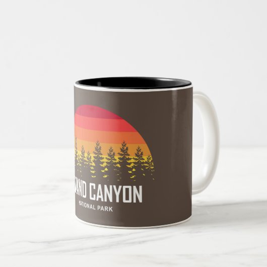 Grand Canyon Nationalpark Zweifarbige Tasse (VorderseiteRechts)