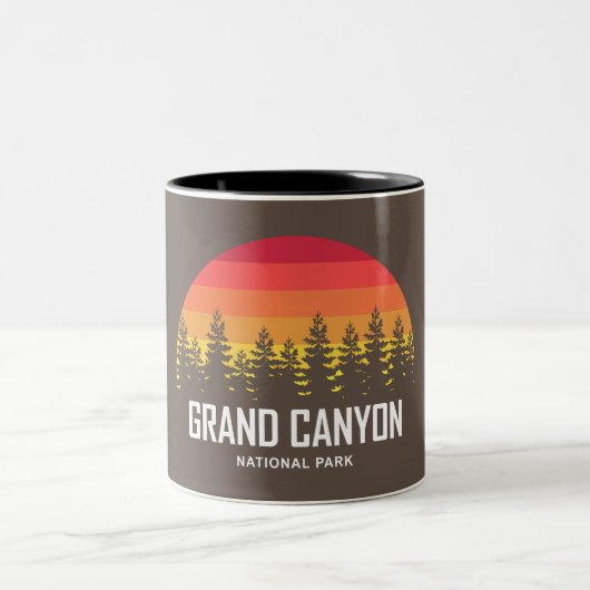 Grand Canyon Nationalpark Zweifarbige Tasse (Mittel)