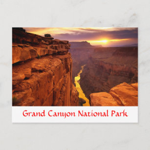 Grand Canyon Nationalparkprojekt des Locarnese Postkarte