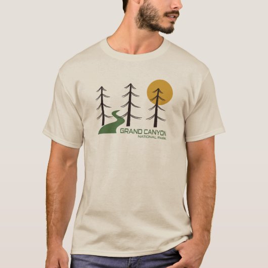 Grand Canyon Nationalparkroute T-Shirt (Vorderseite)