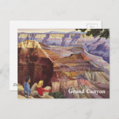 Grand Canyon Nationalparks Postkarte (Vorne/Hinten)