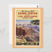 Grand Canyon Nationalparks Postkarte (Vorne/Hinten)