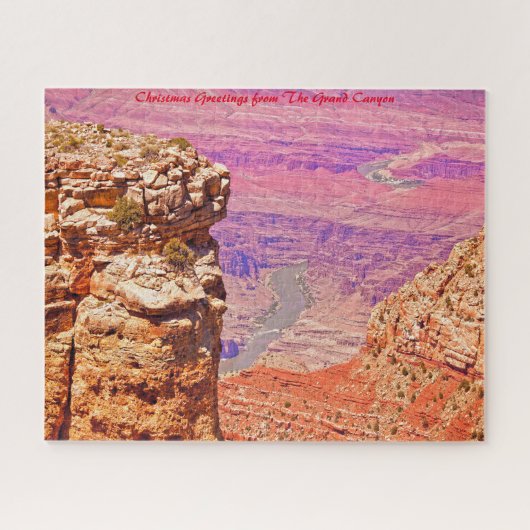Grand Canyon Nevada.Christmas Grüße Puzzle (Horizontal)