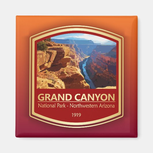 Grand Canyon NP (PF1) Magnet (Vorne)