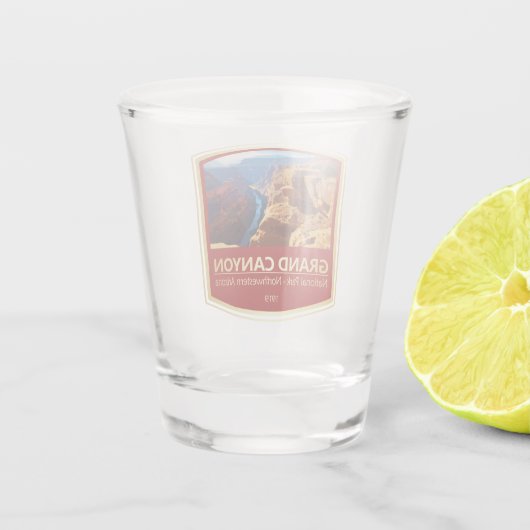 Grand Canyon NP (PF1) Schnapsglas (Rückseite)