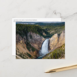 Grand Canyon of the Yellowstone Postkarte