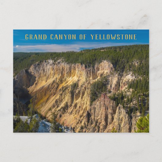 Grand Canyon of the Yellowstone Postkarte (Vorderseite)
