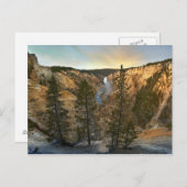 Grand Canyon of Yellowstone, Yellowstone Postkarte (Vorne/Hinten)