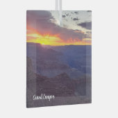 Grand Canyon Ornament Aus Glas (Vorderseite Rechts)