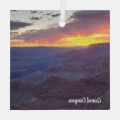 Grand Canyon Ornament Aus Glas (Rückseite)