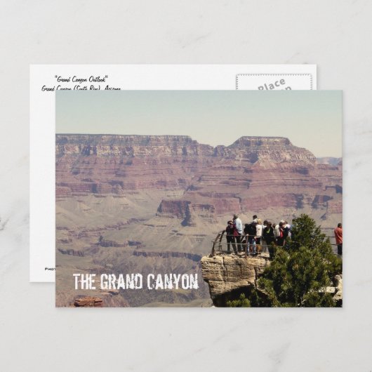 Grand Canyon Outlook Postkarte (Vorne/Hinten)