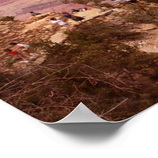Grand Canyon Panoramic View Poster (Ecke)