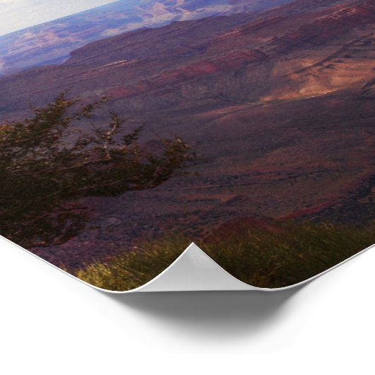 Grand Canyon Panoramic View Poster (Ecke)