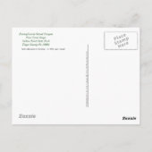 Grand Canyon Pennsylvanias Postkarte (Rückseite)