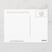 Grand Canyon Postcard Postkarte (Rückseite)