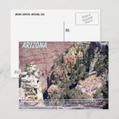 Grand Canyon Postcard Postkarte (Vorne/Hinten)