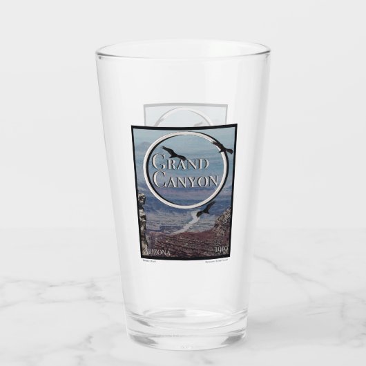 Grand Canyon Poster Glas (Rückseite)