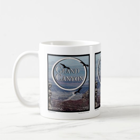 Grand Canyon Poster Kaffeetasse (Links)