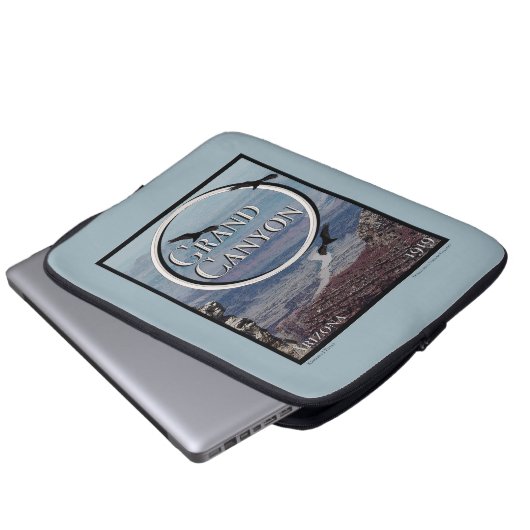 Grand Canyon Poster Laptopschutzhülle (Vorne Knopf)
