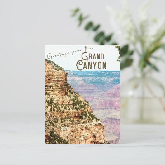 Grand Canyon Postkarte (Stehend Vorderseite)