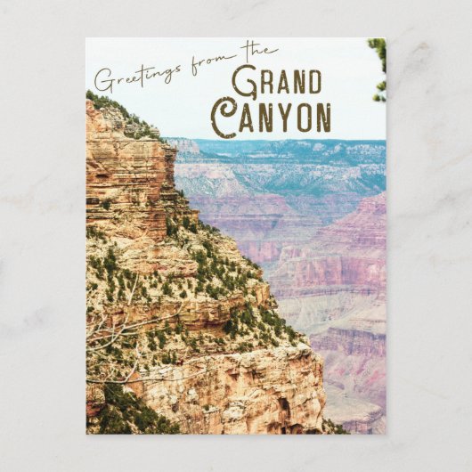 Grand Canyon Postkarte (Vorderseite)