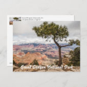 Grand Canyon Postkarte (Vorne/Hinten)