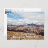 Grand Canyon Postkarte (Vorne/Hinten)