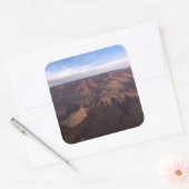 Grand Canyon Quadratischer Aufkleber (Umschlag)