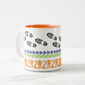 Grand Canyon R2R Adventure Wanderung Boots-Fußwege Zweifarbige Tasse (Vorderseite Links)